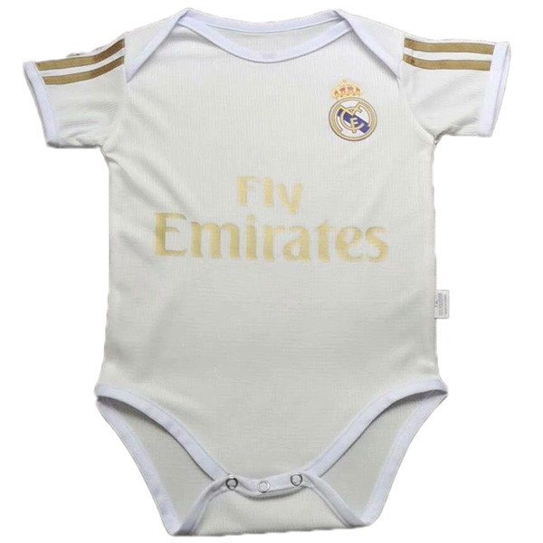 Camiseta Real Madrid 1ª Onesies Niño 2019-2020 Blanco